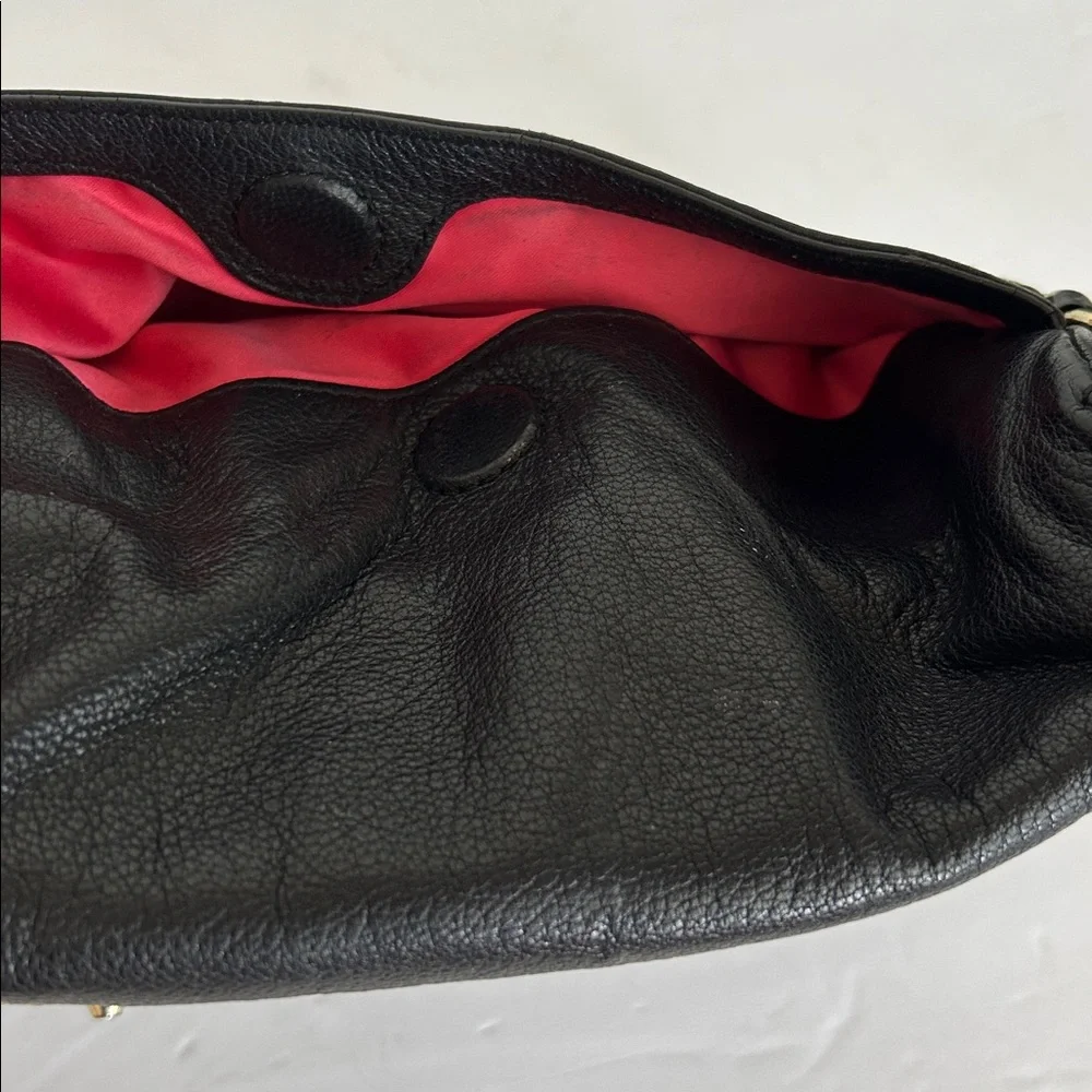 Juicy Couture black leather crossbody bag